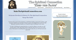 Desktop Screenshot of makethespiritualconnection.com