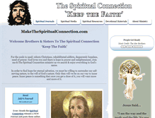 Tablet Screenshot of makethespiritualconnection.com